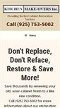 Mobile Screenshot of cabinetrestorations.com